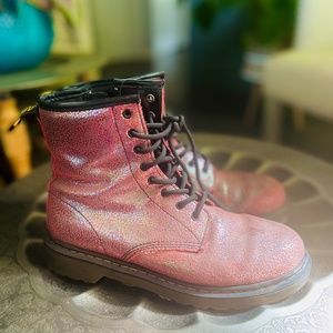 Pink Glitter Dr. Martens size 6